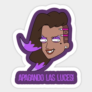 overwatch Sombra is hacking you Sticker